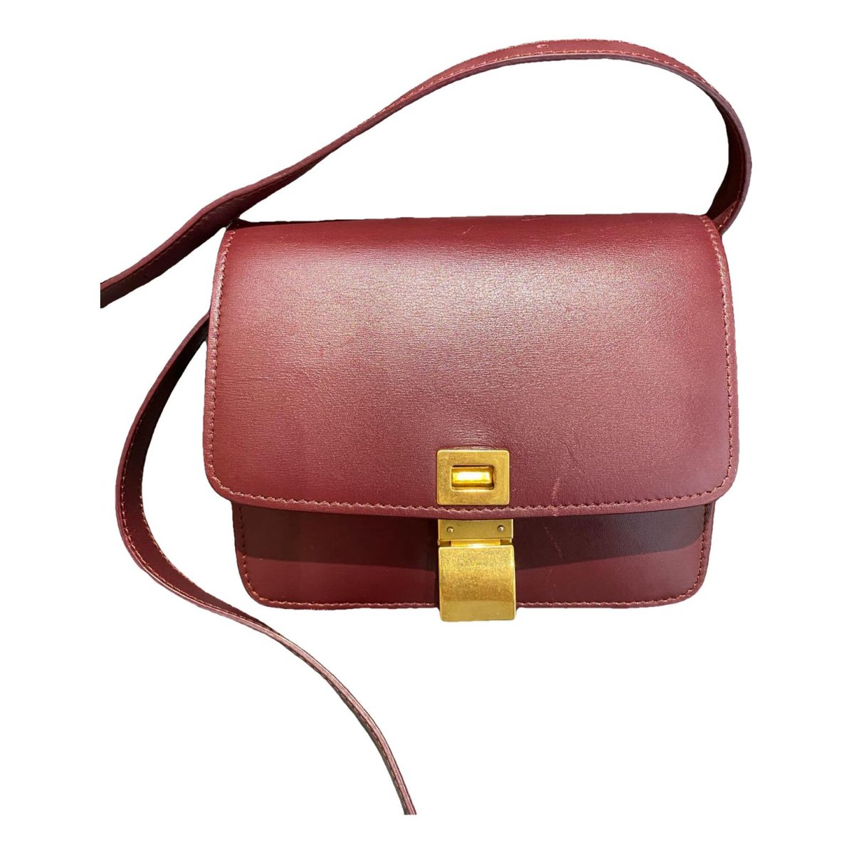 Classic leather crossbody bag
