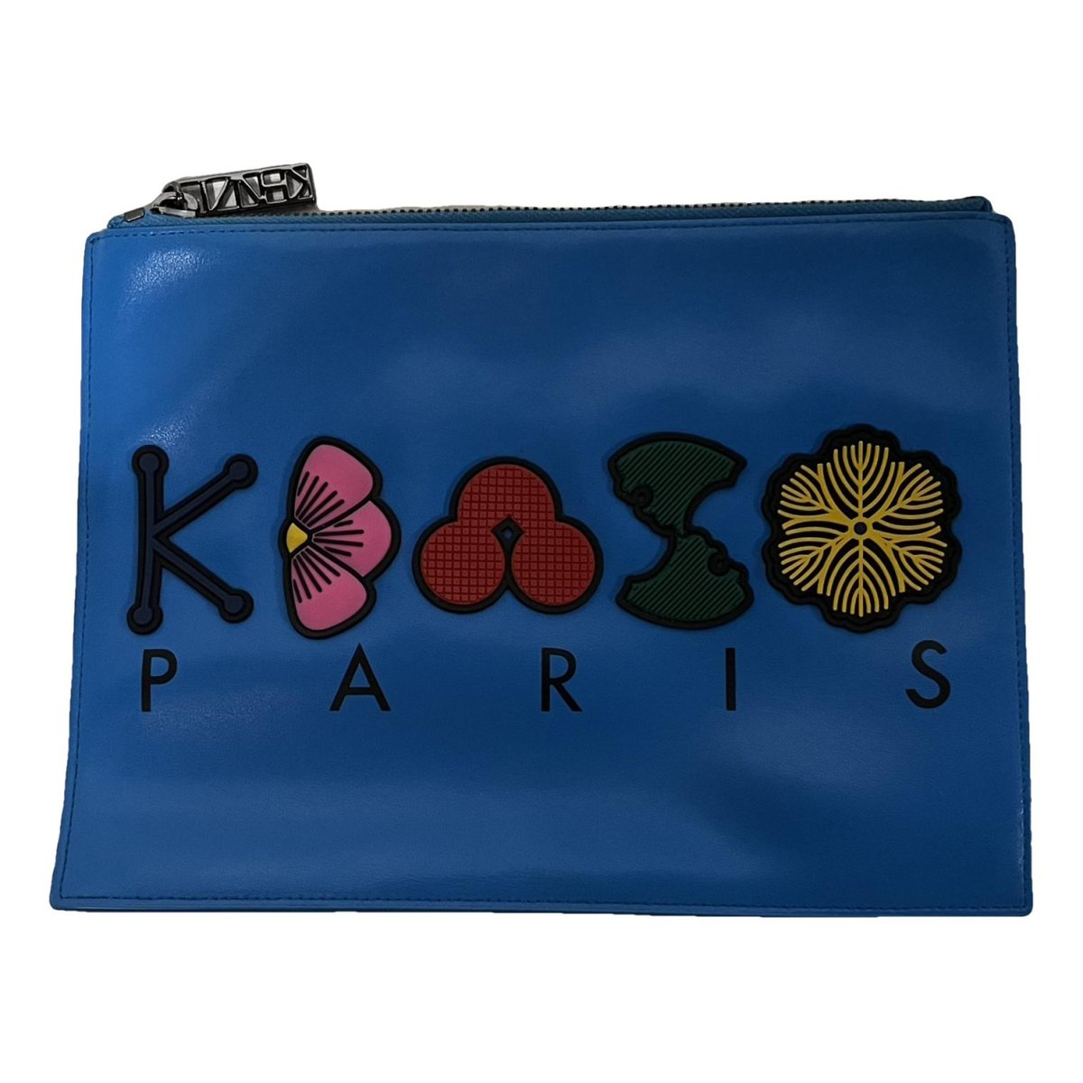 Leather clutch bag