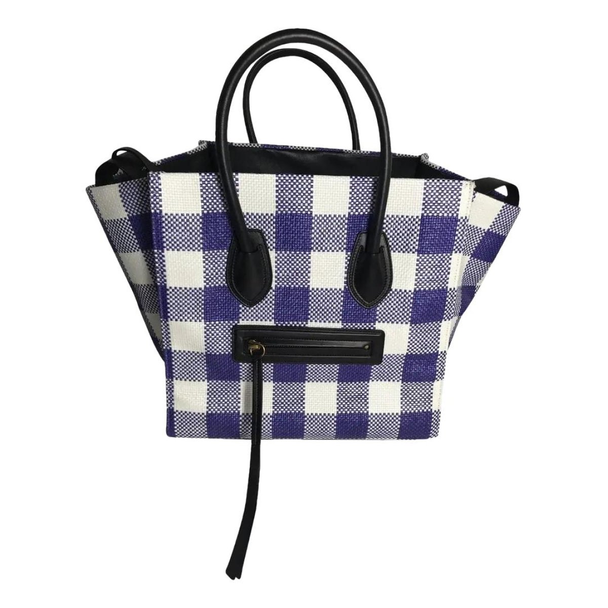 Luggage leather tote