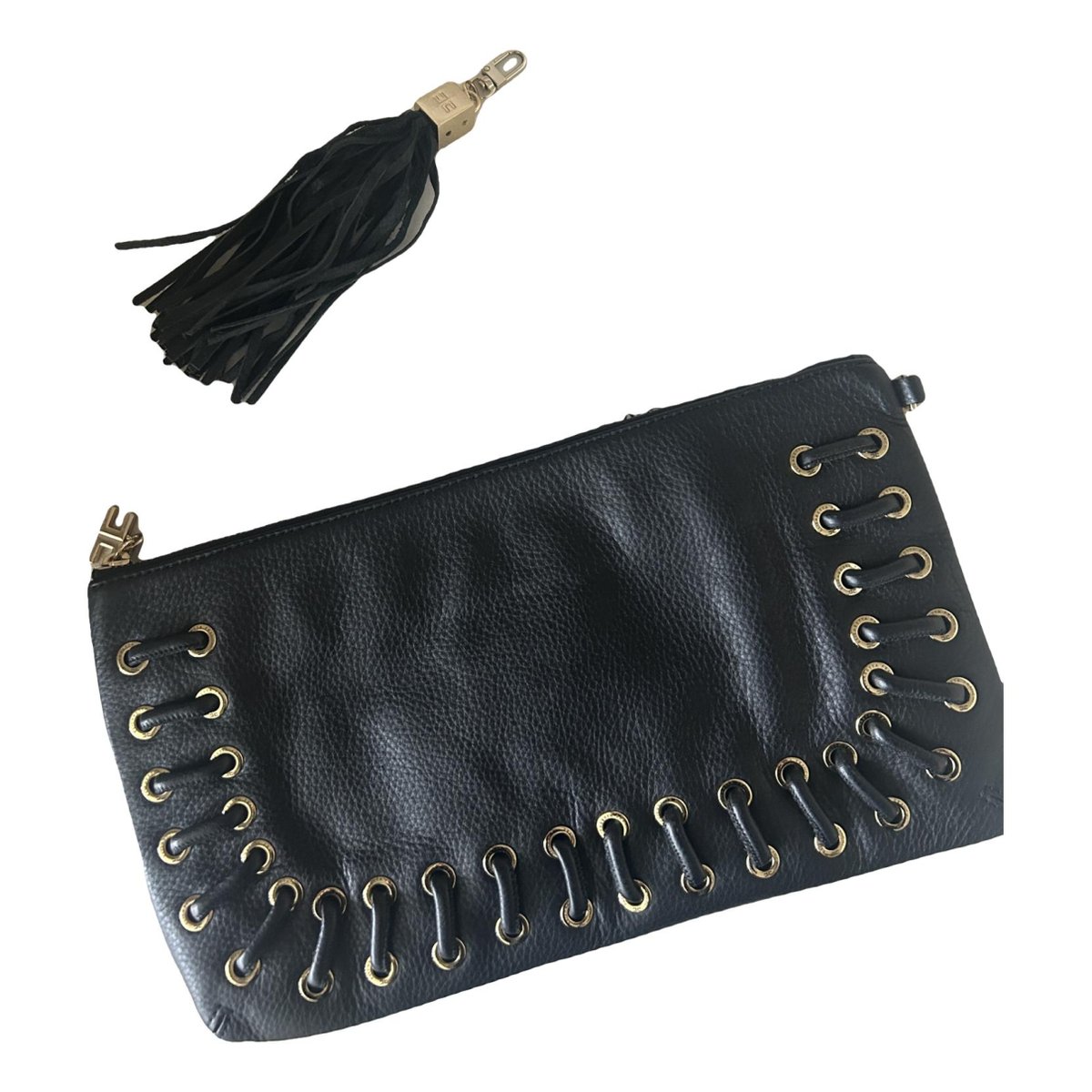 Pony-style calfskin clutch bag
