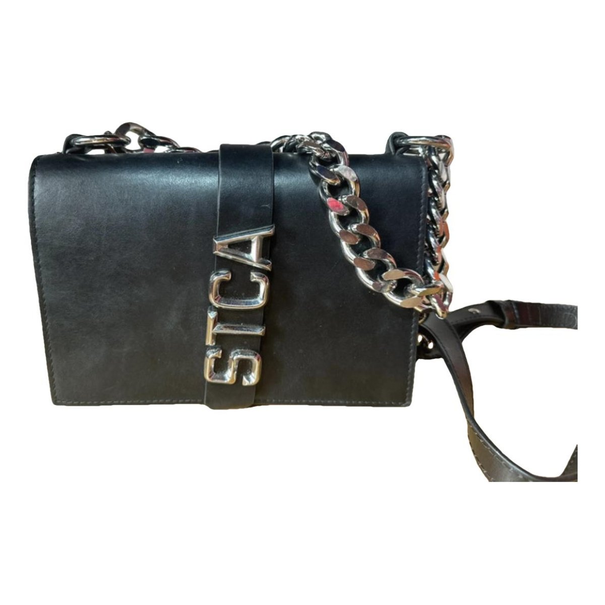 Leather crossbody bag