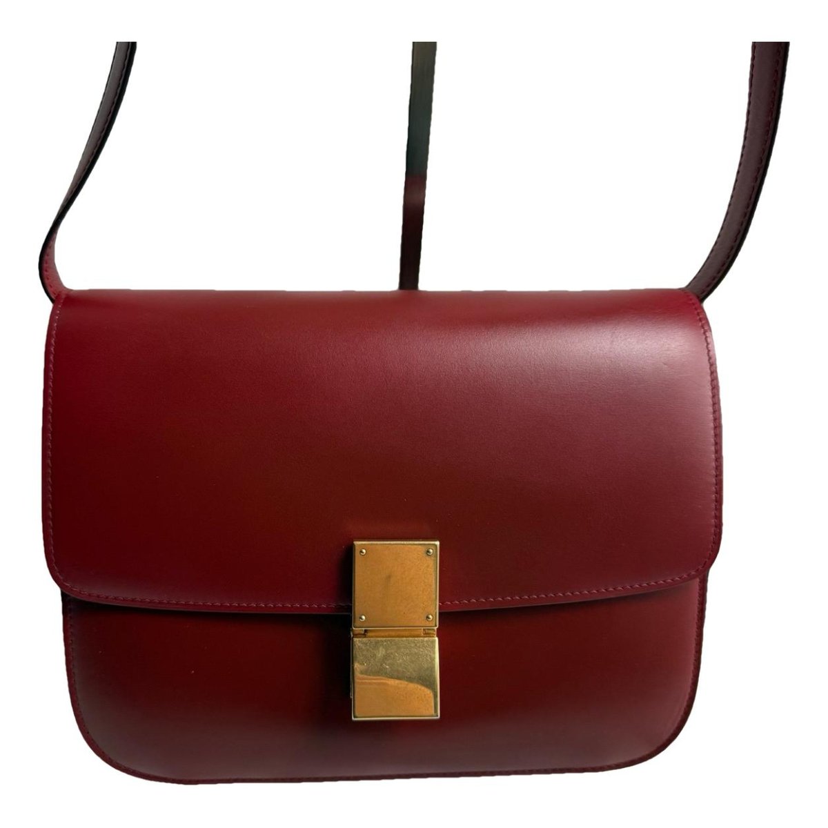 Classic leather crossbody bag
