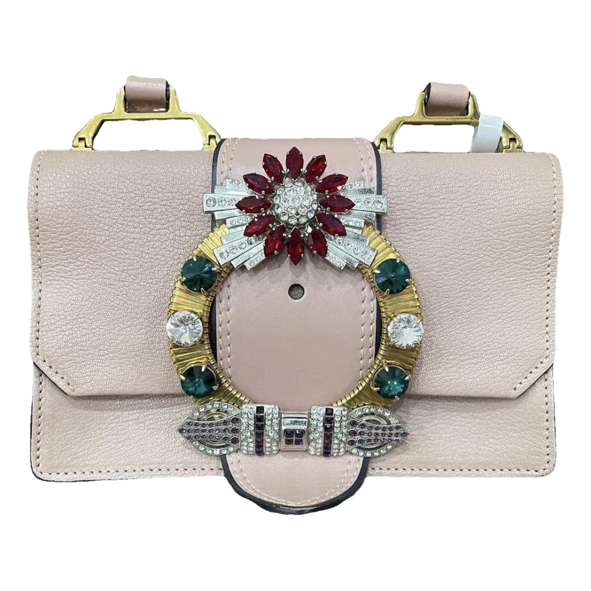 Miu Lady leather handbag
