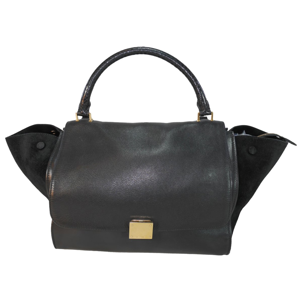 Trapèze cloth handbag