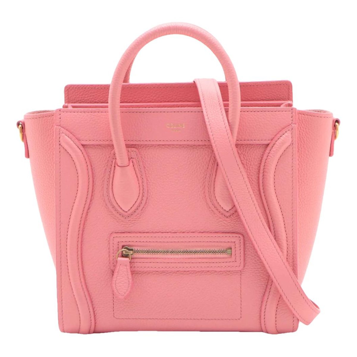Luggage leather crossbody bag