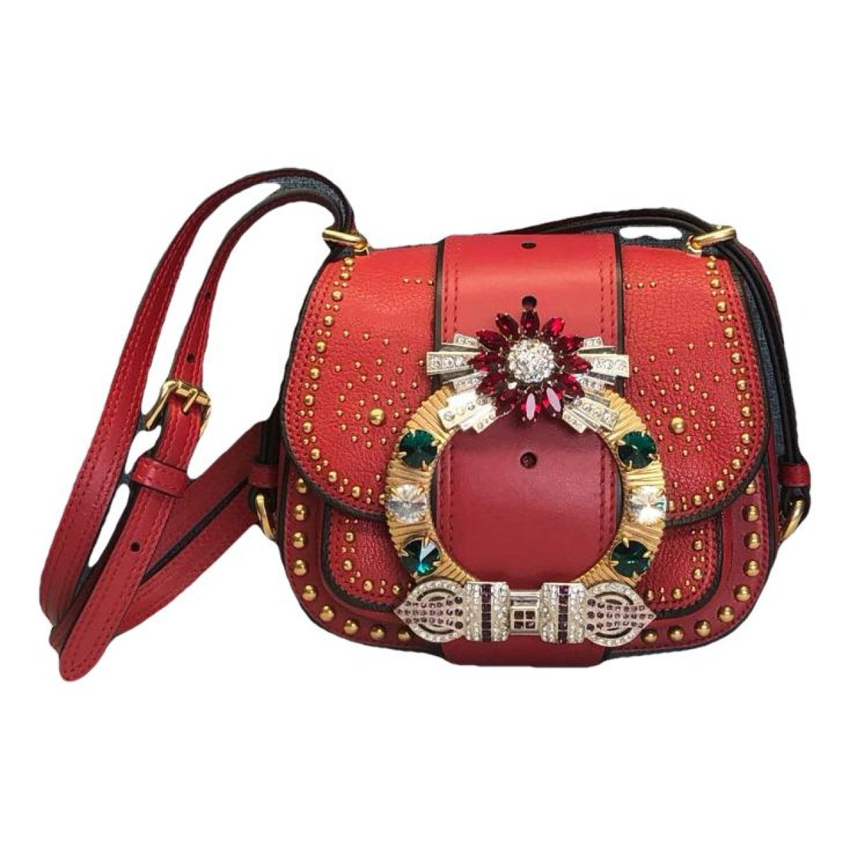 Dahlia Star leather crossbody bag