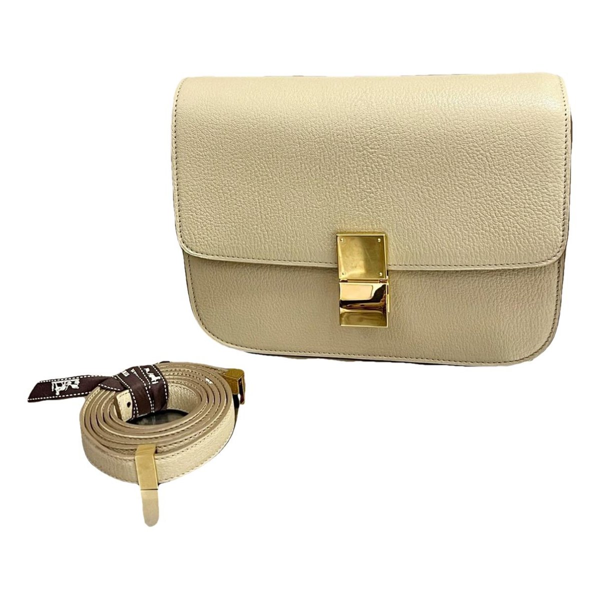 Classic leather crossbody bag