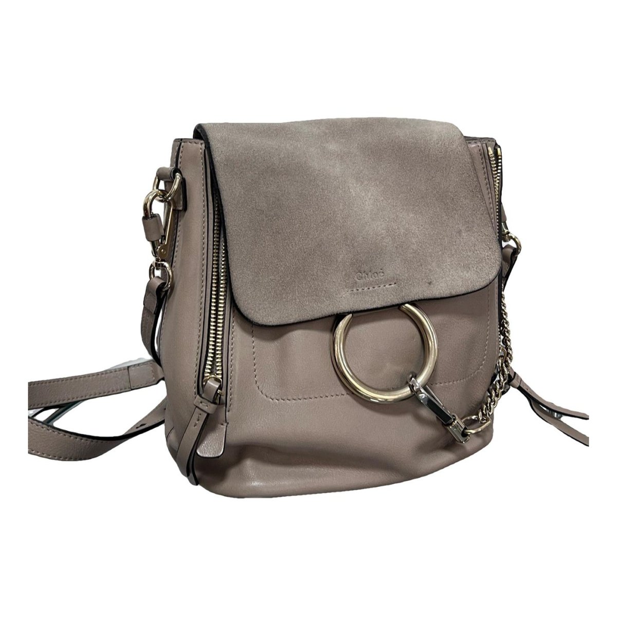 Faye leather backpack