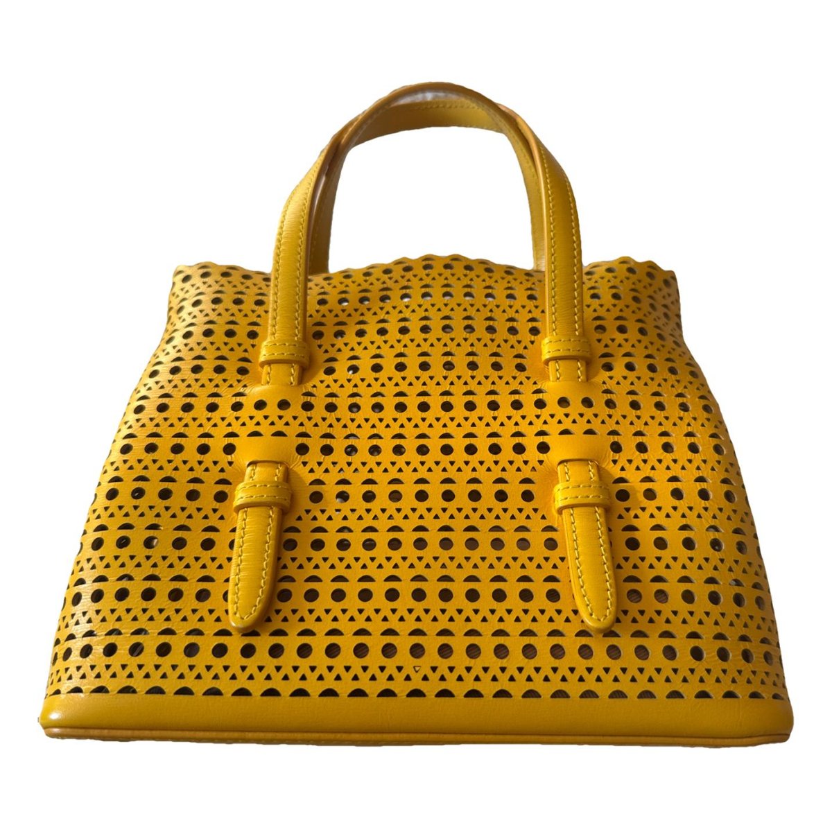Mina leather handbag