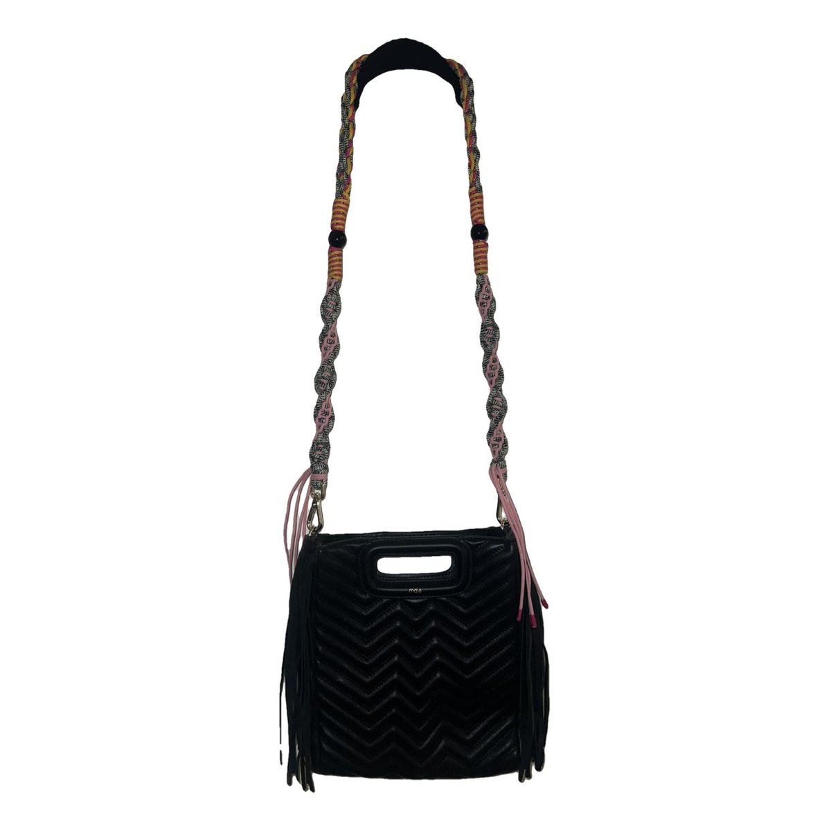 Sac M leather handbag