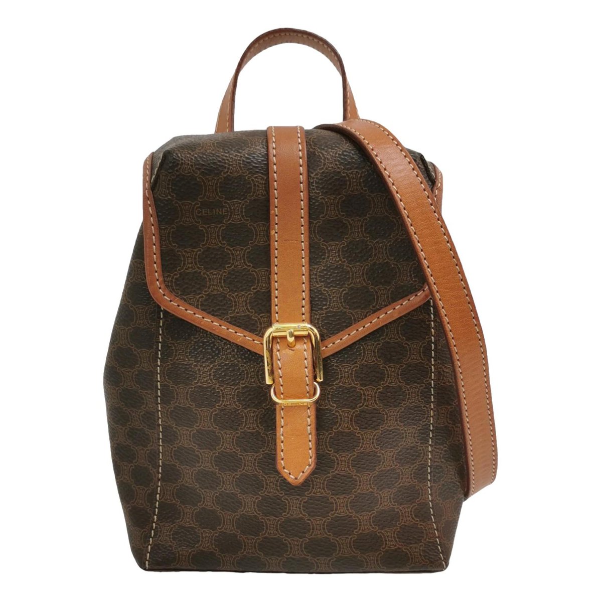 Triomphe Vintage leather mini bag