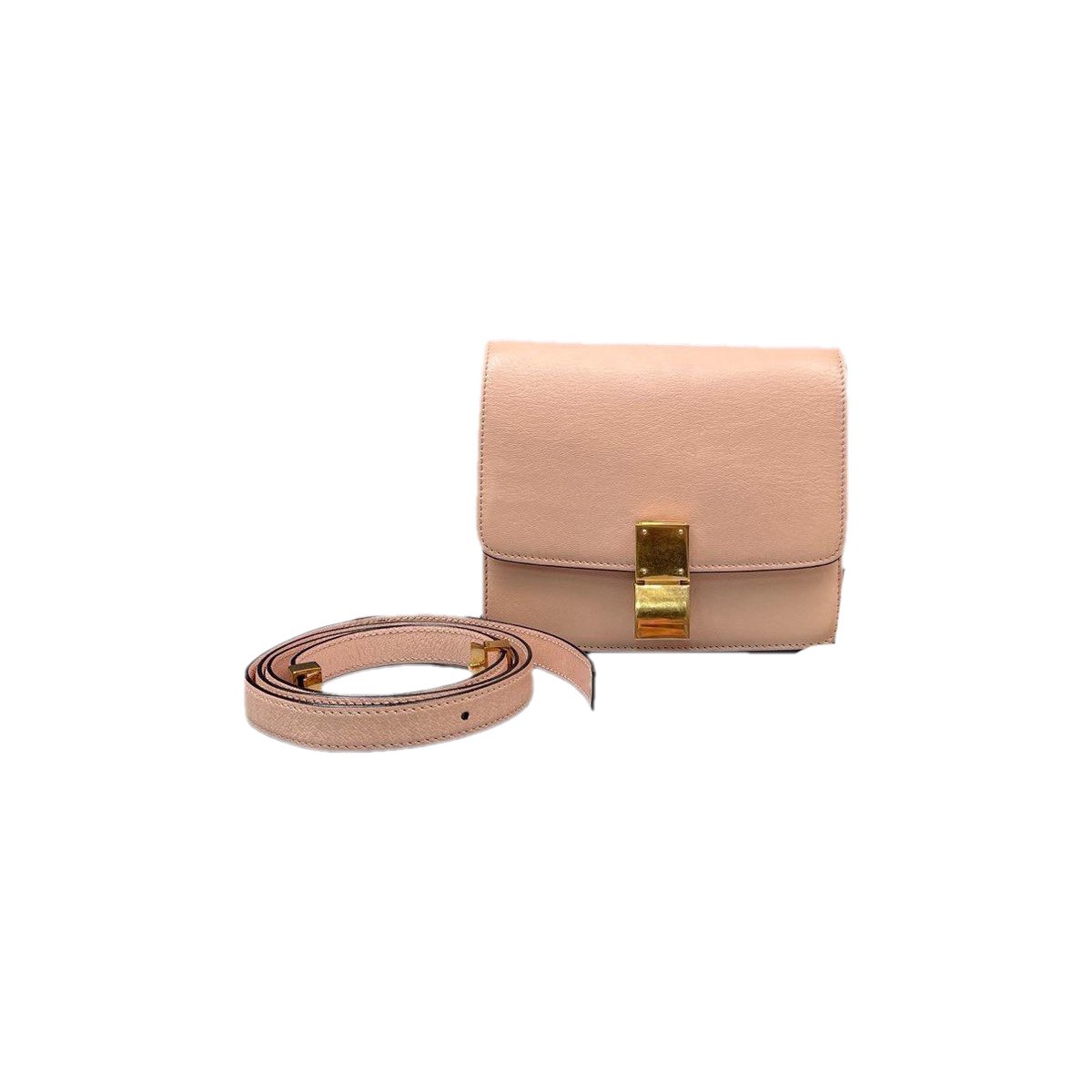 Classic leather crossbody bag