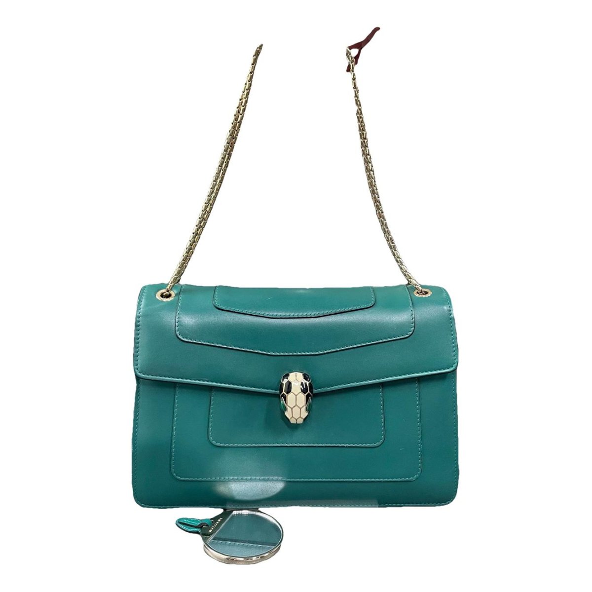 Serpenti leather handbag
