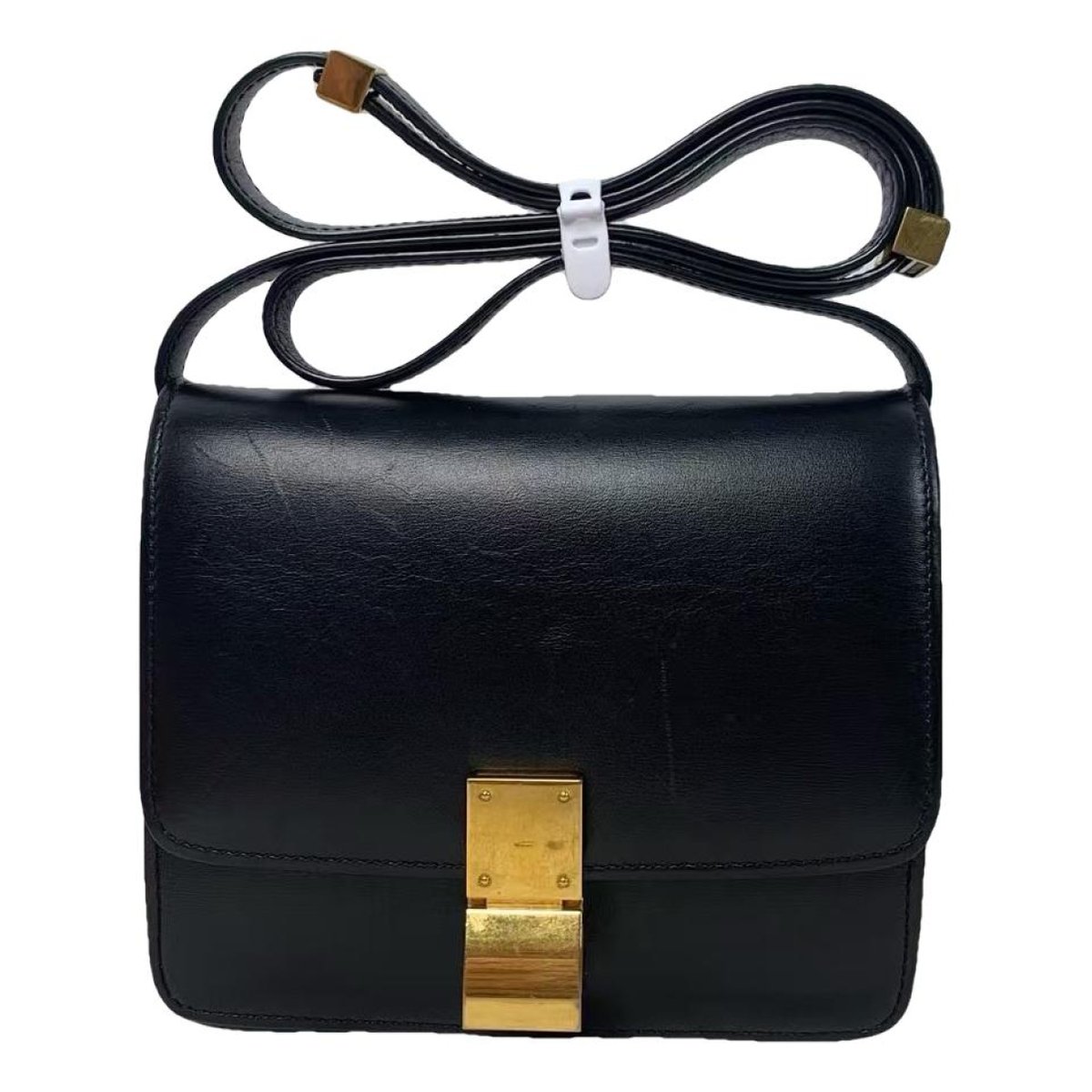Classic leather crossbody bag