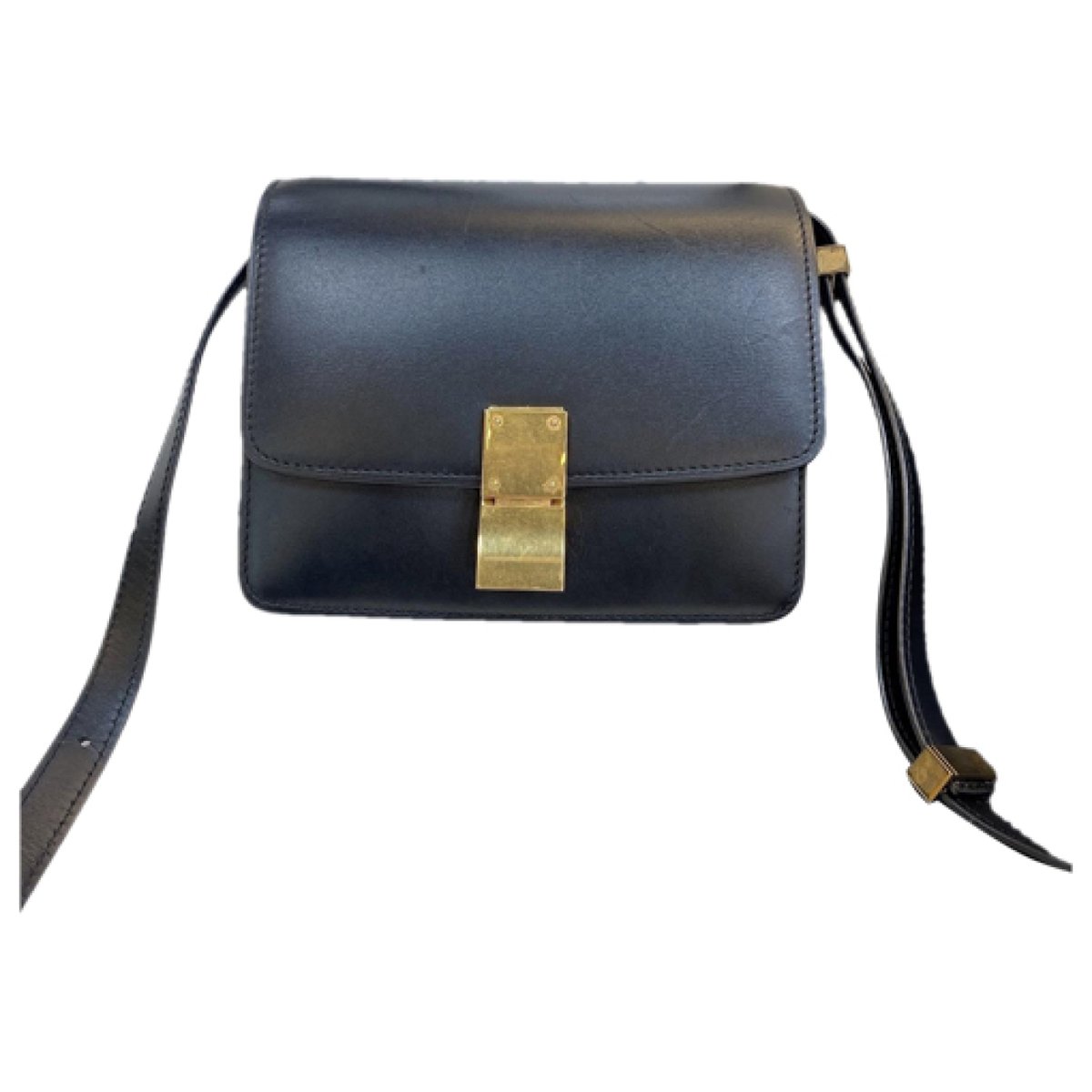 Classic leather crossbody bag