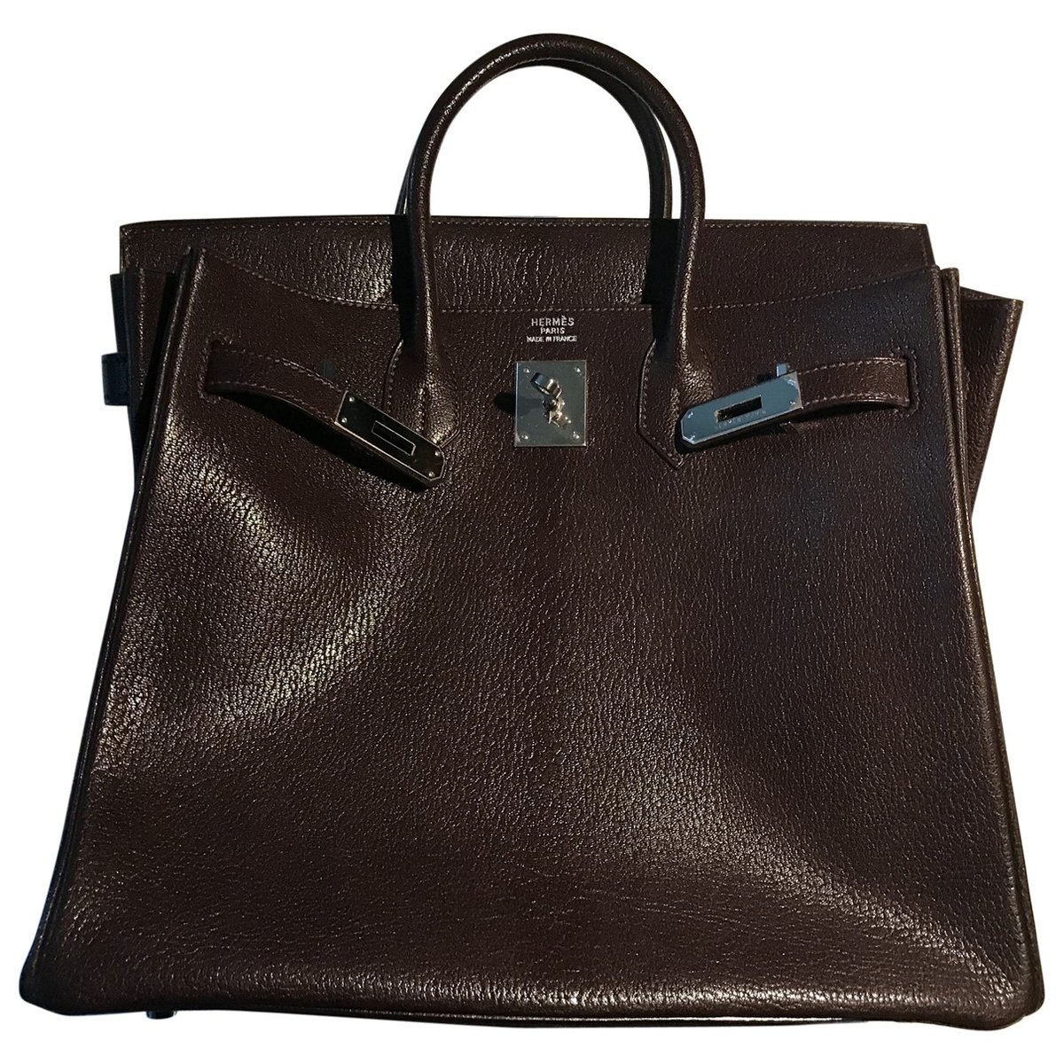 Haut à Courroies leather handbag