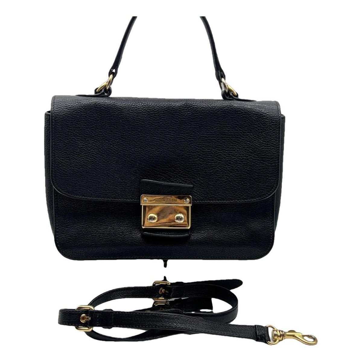 Miu Confidential leather crossbody bag