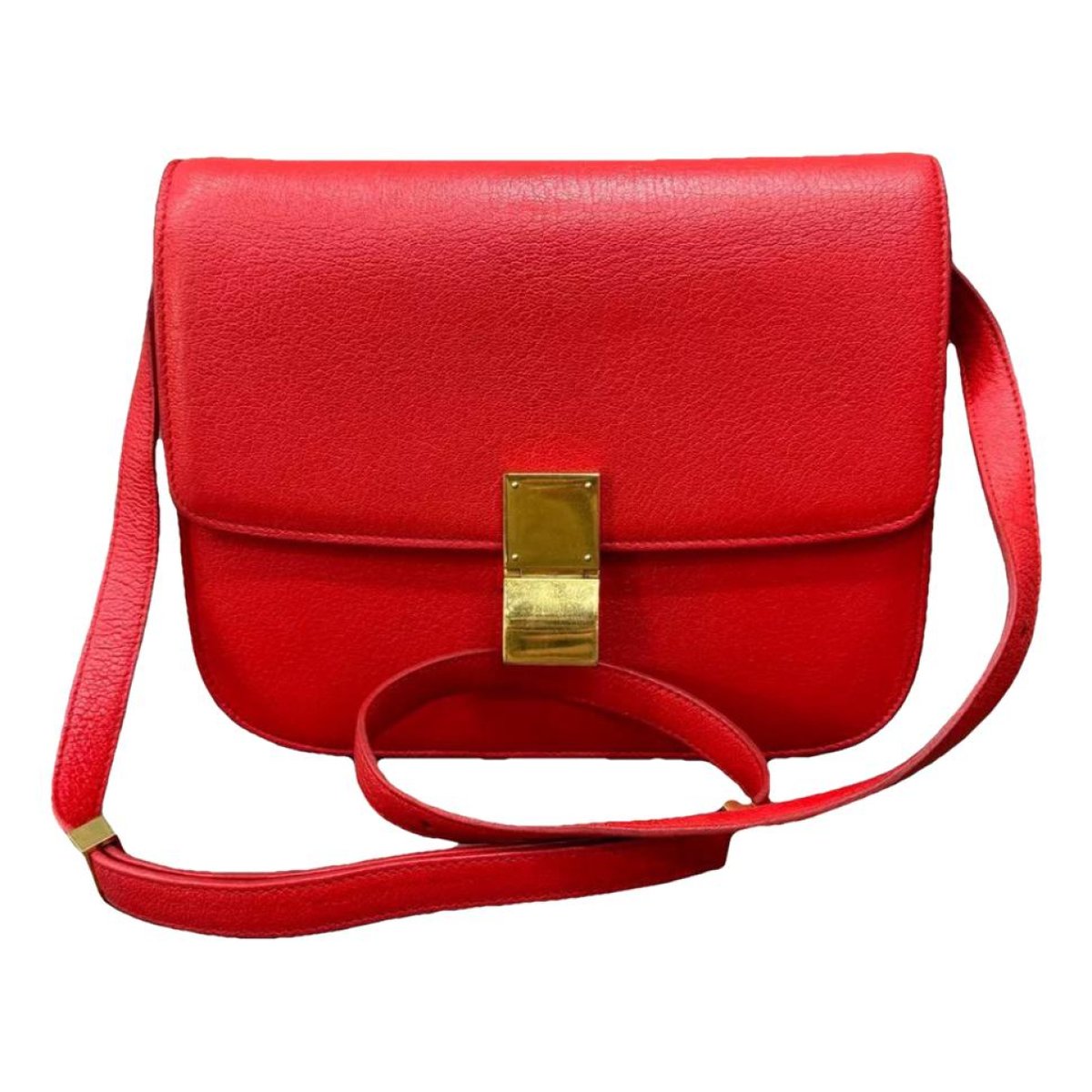 Classic leather crossbody bag