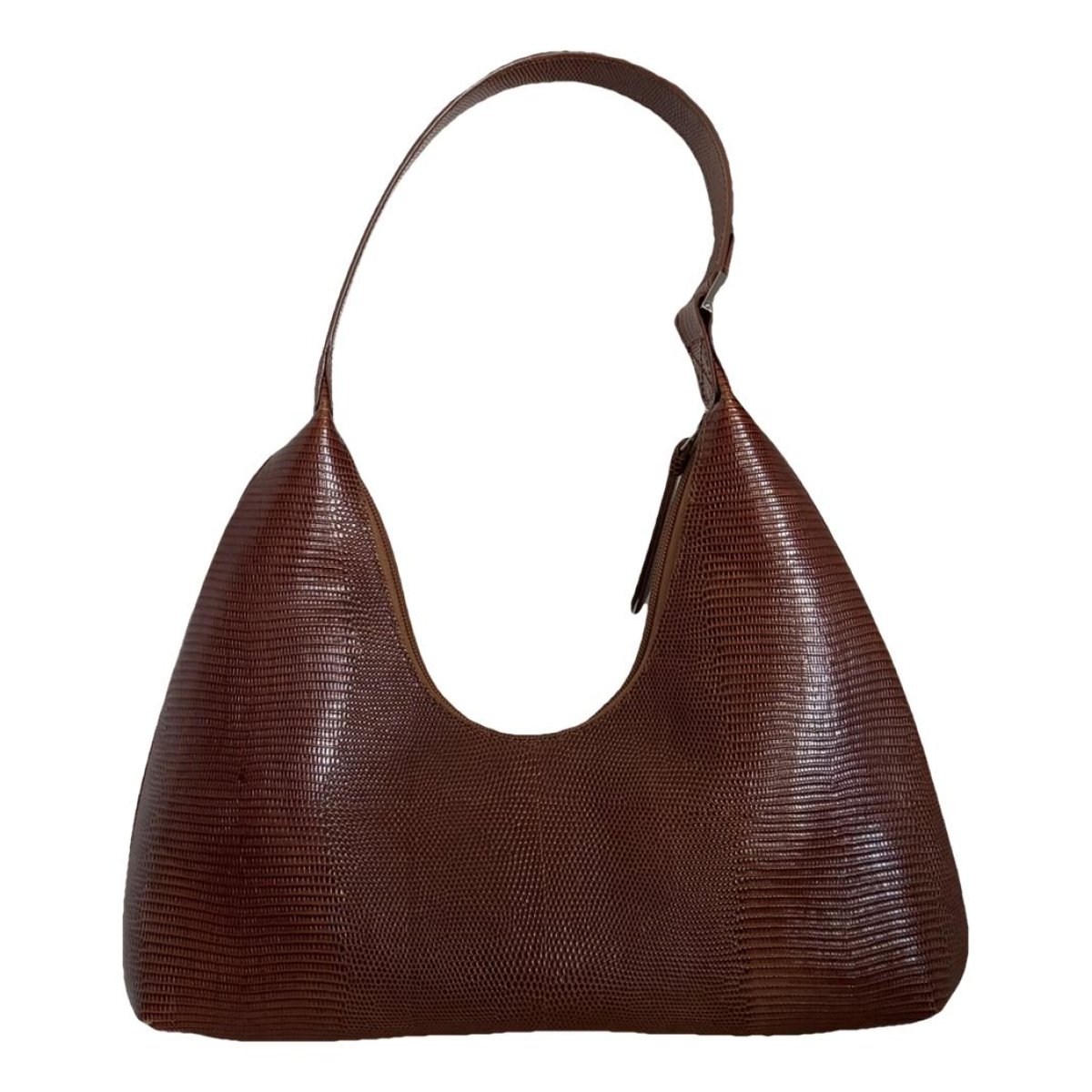 Amber leather handbag