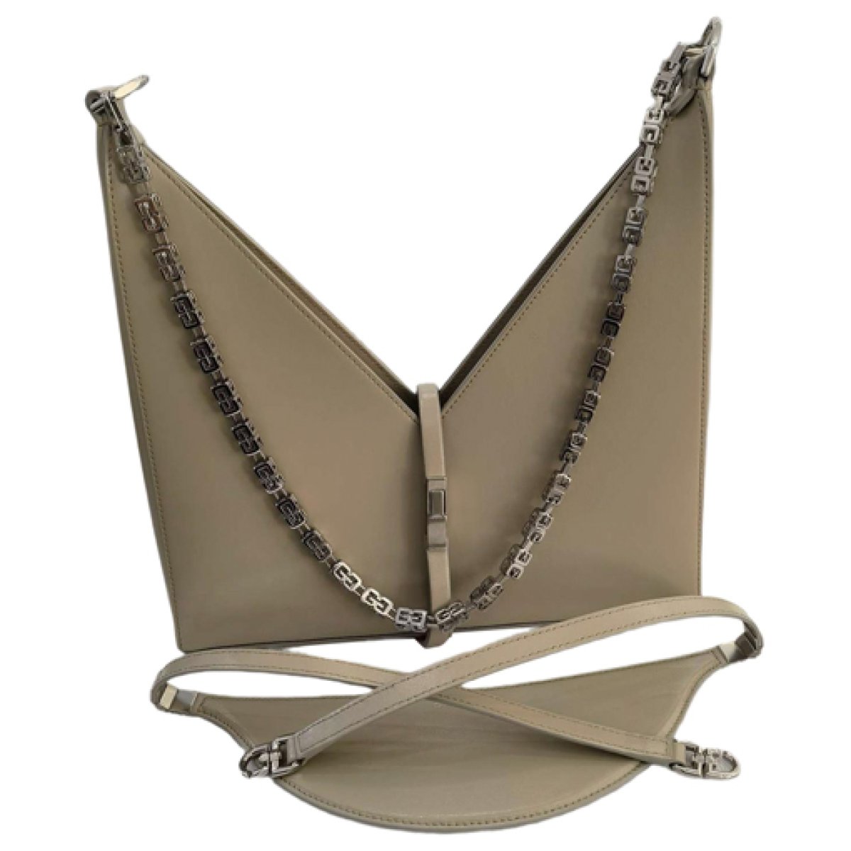 Cut Out leather handbag