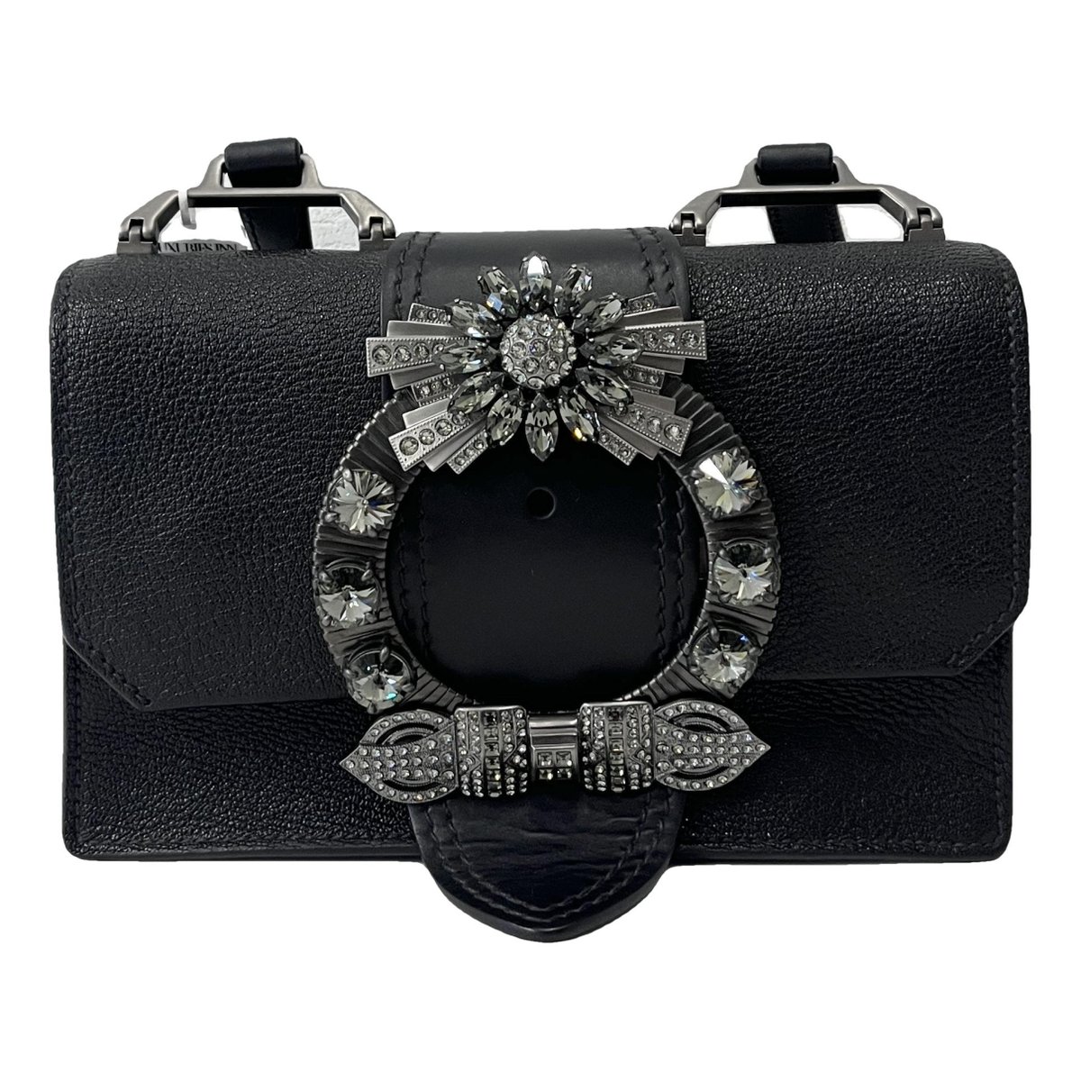 Miu Lady leather handbag