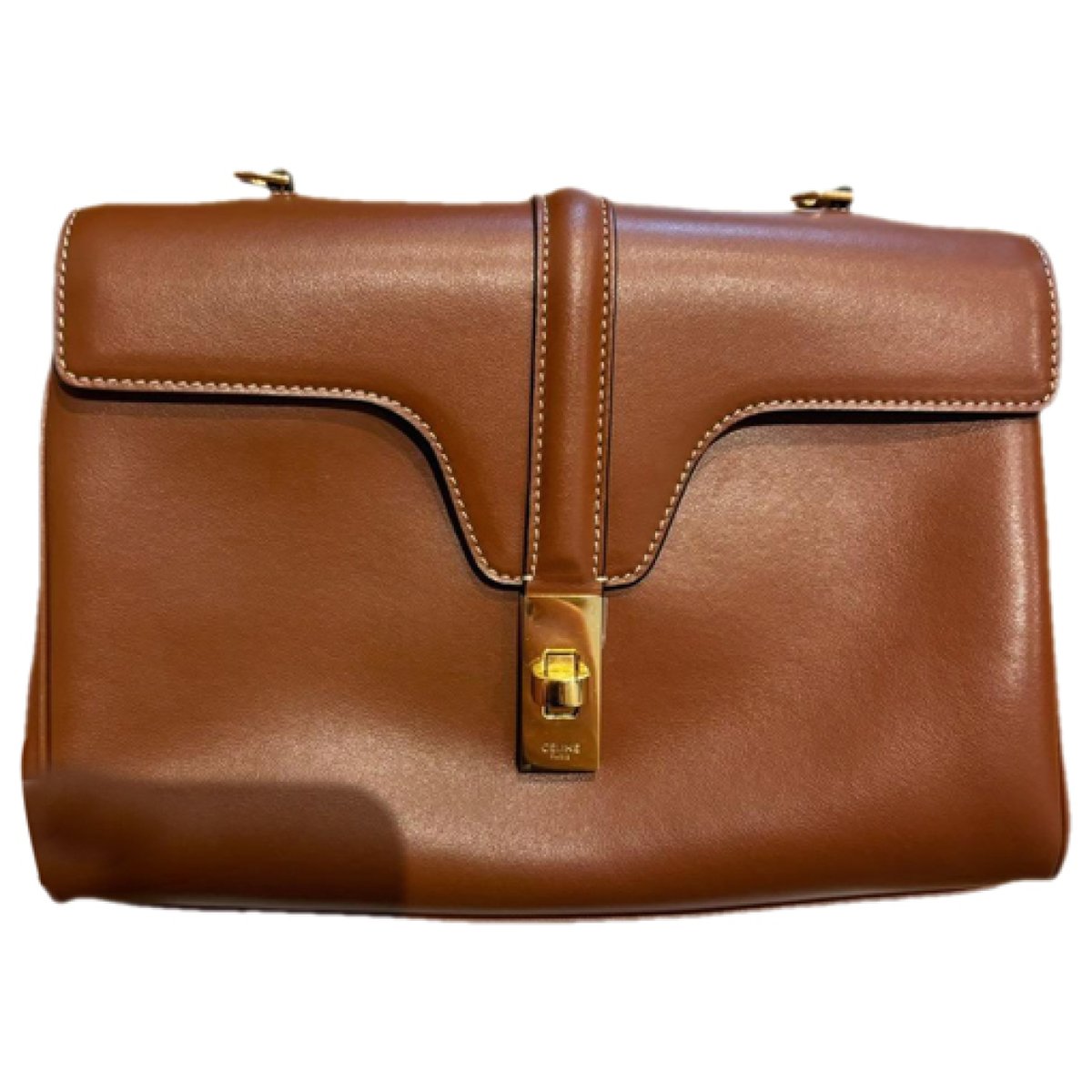 Sac 16 leather crossbody bag