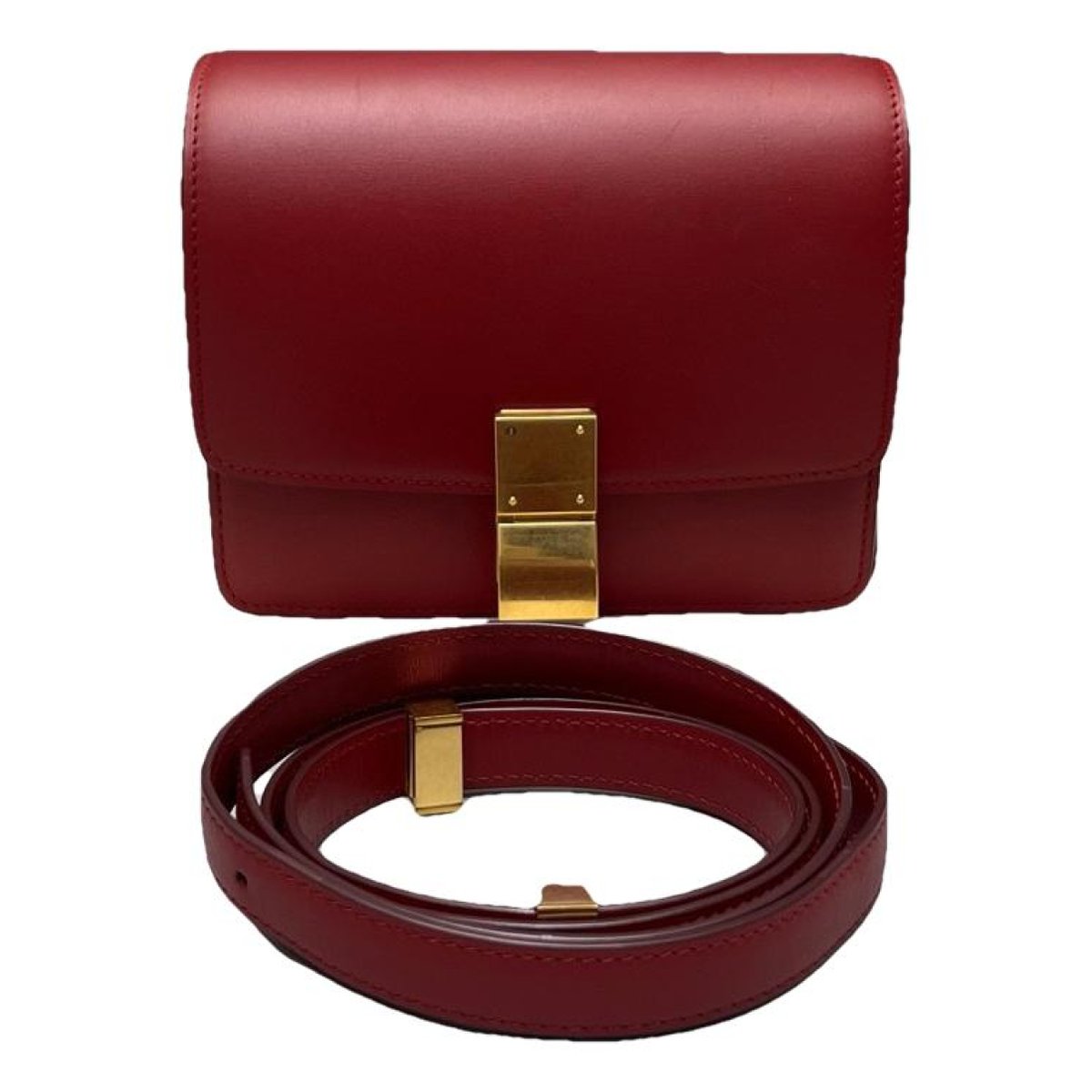 Classic leather crossbody bag