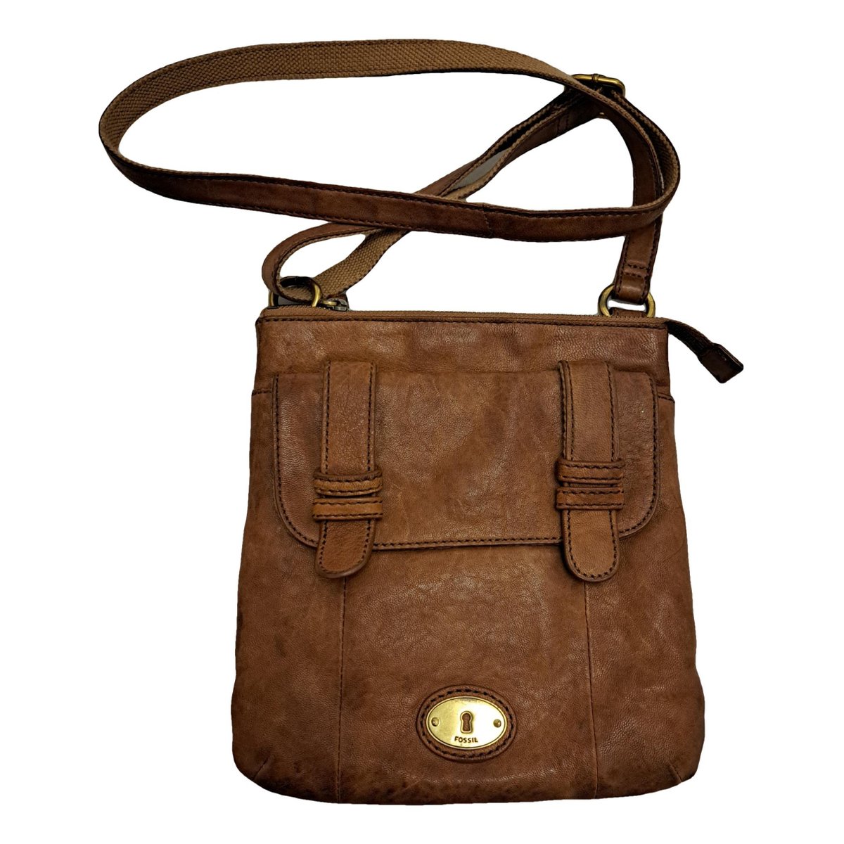 Leather crossbody bag
