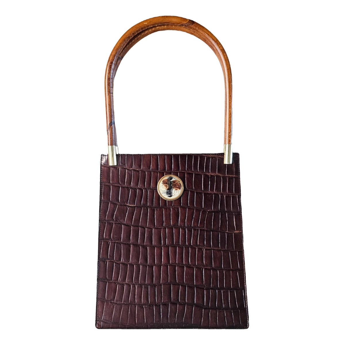 Pagodon leather handbag