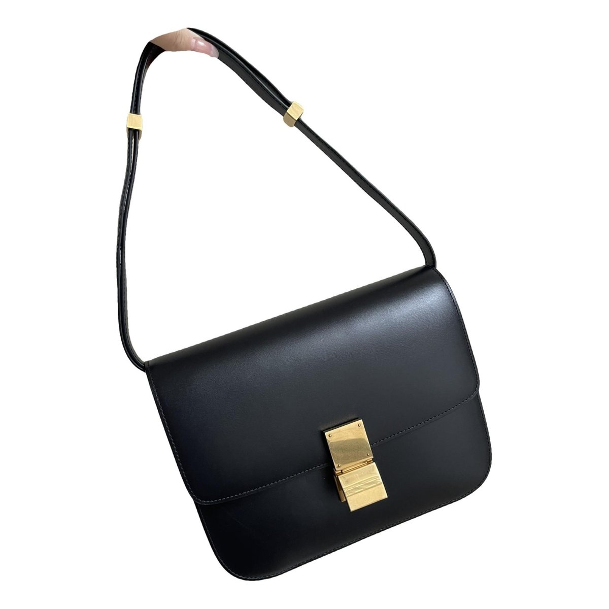 Classic leather crossbody bag