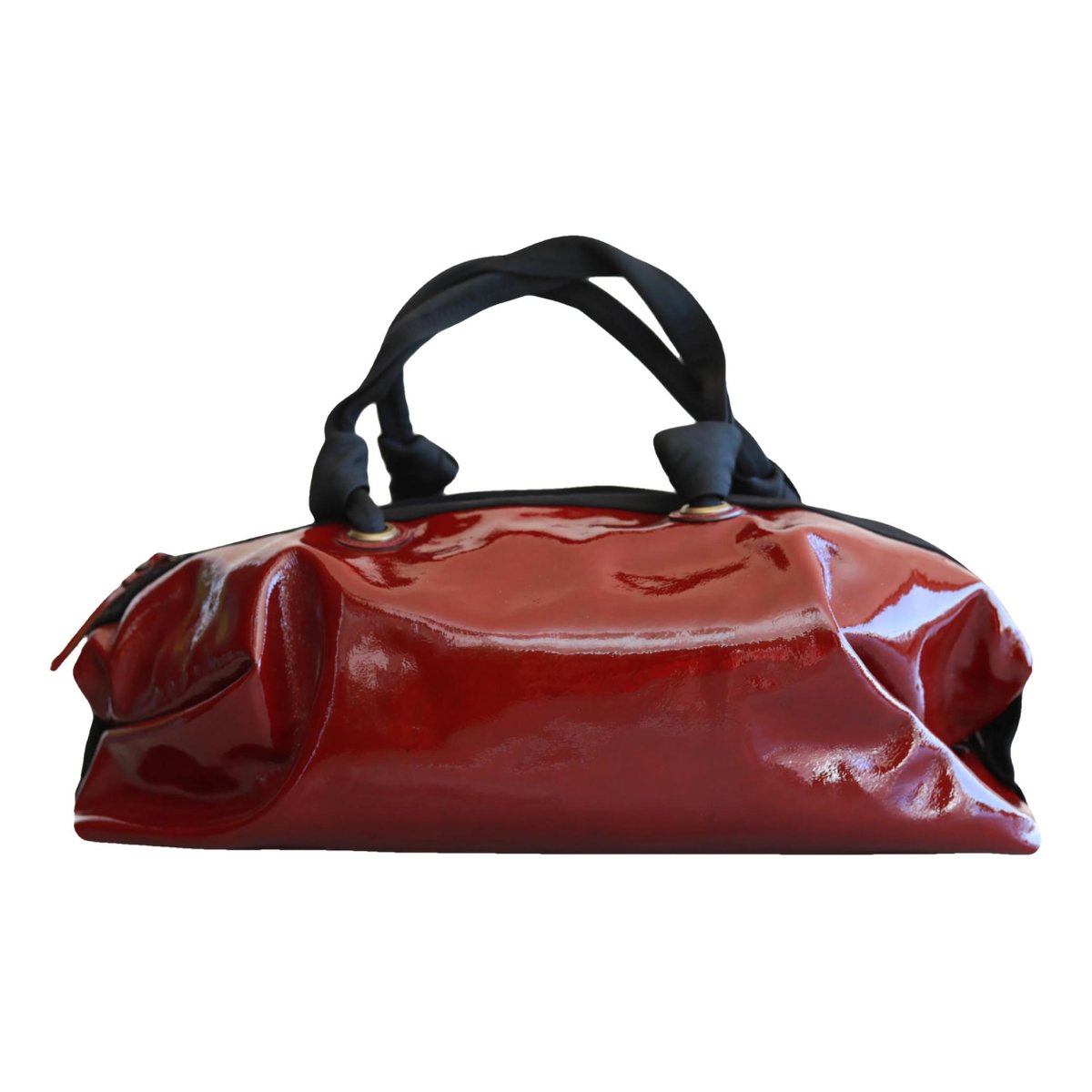 Patent leather handbag