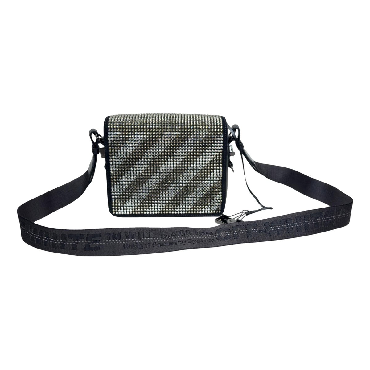 Binder leather crossbody bag