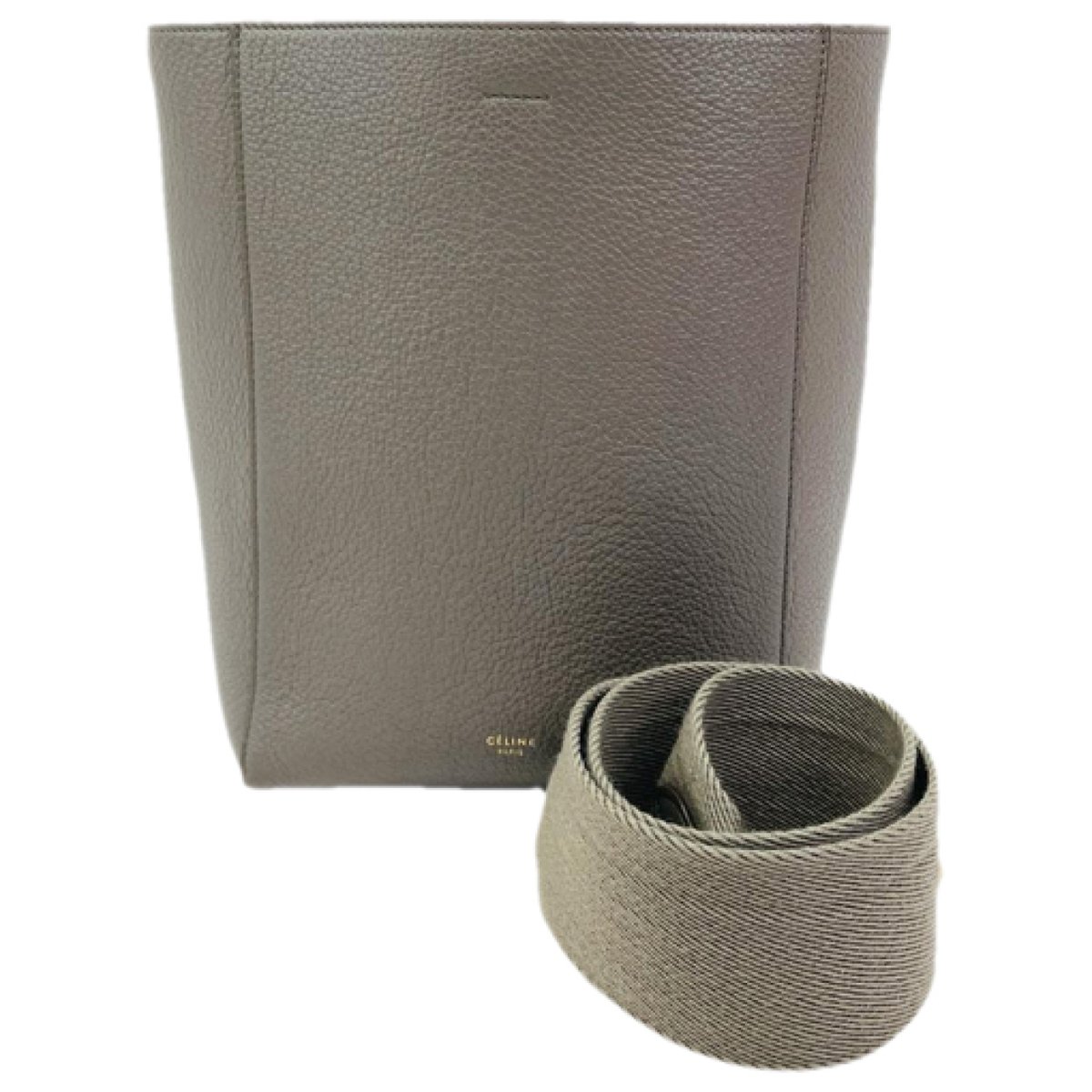 Seau Sangle leather tote