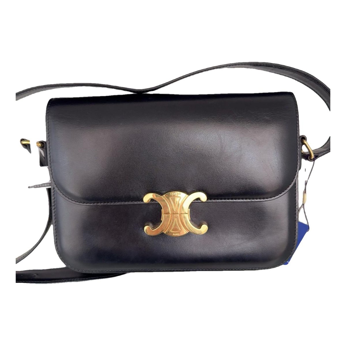 Triomphe leather handbag