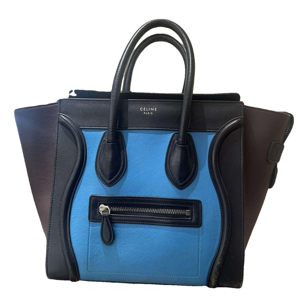 Luggage leather handbag