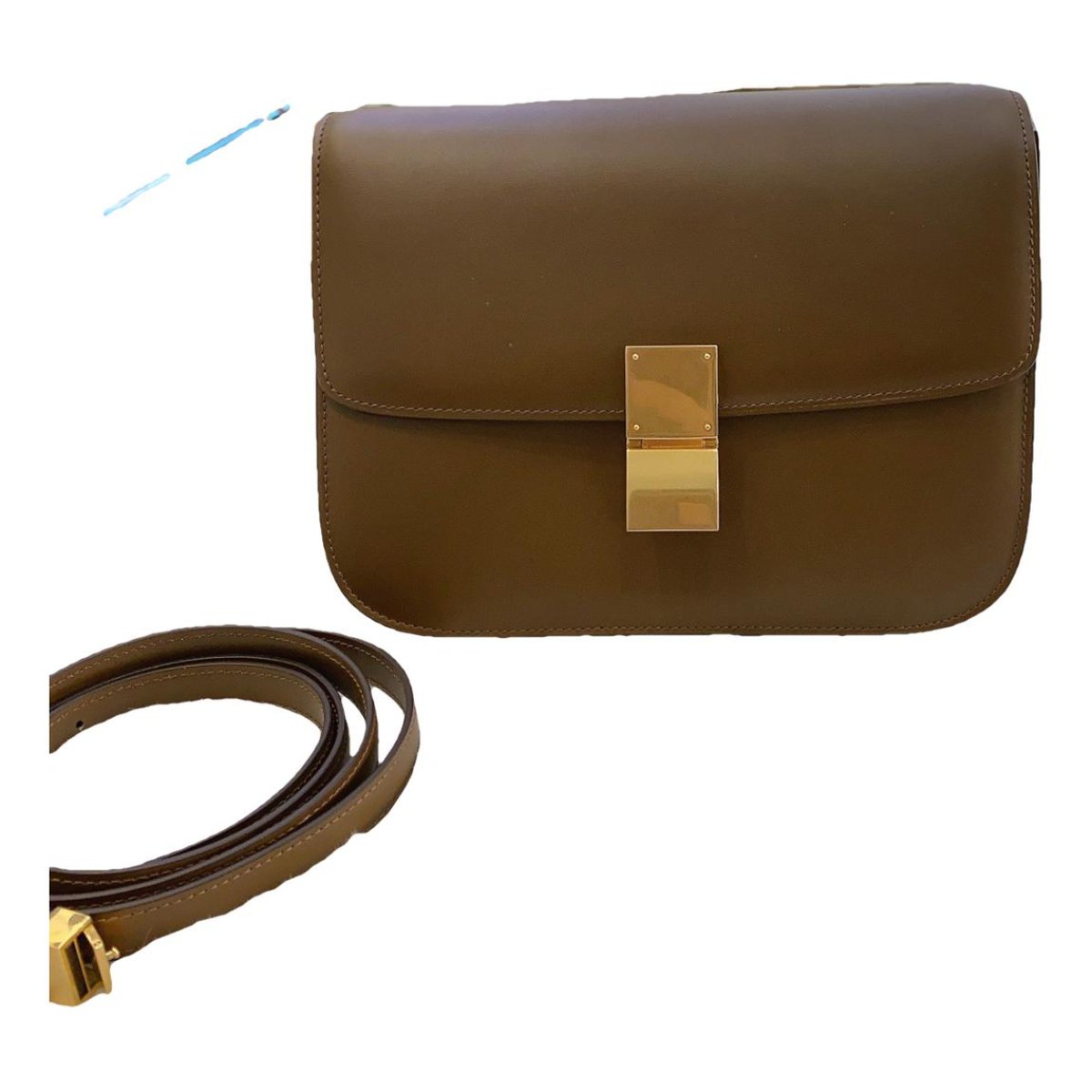 Classic leather crossbody bag