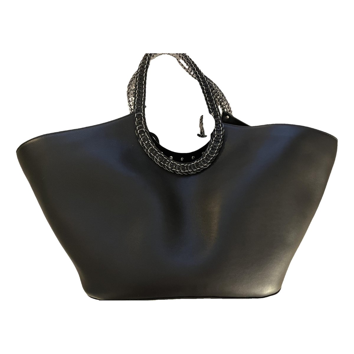Leather tote