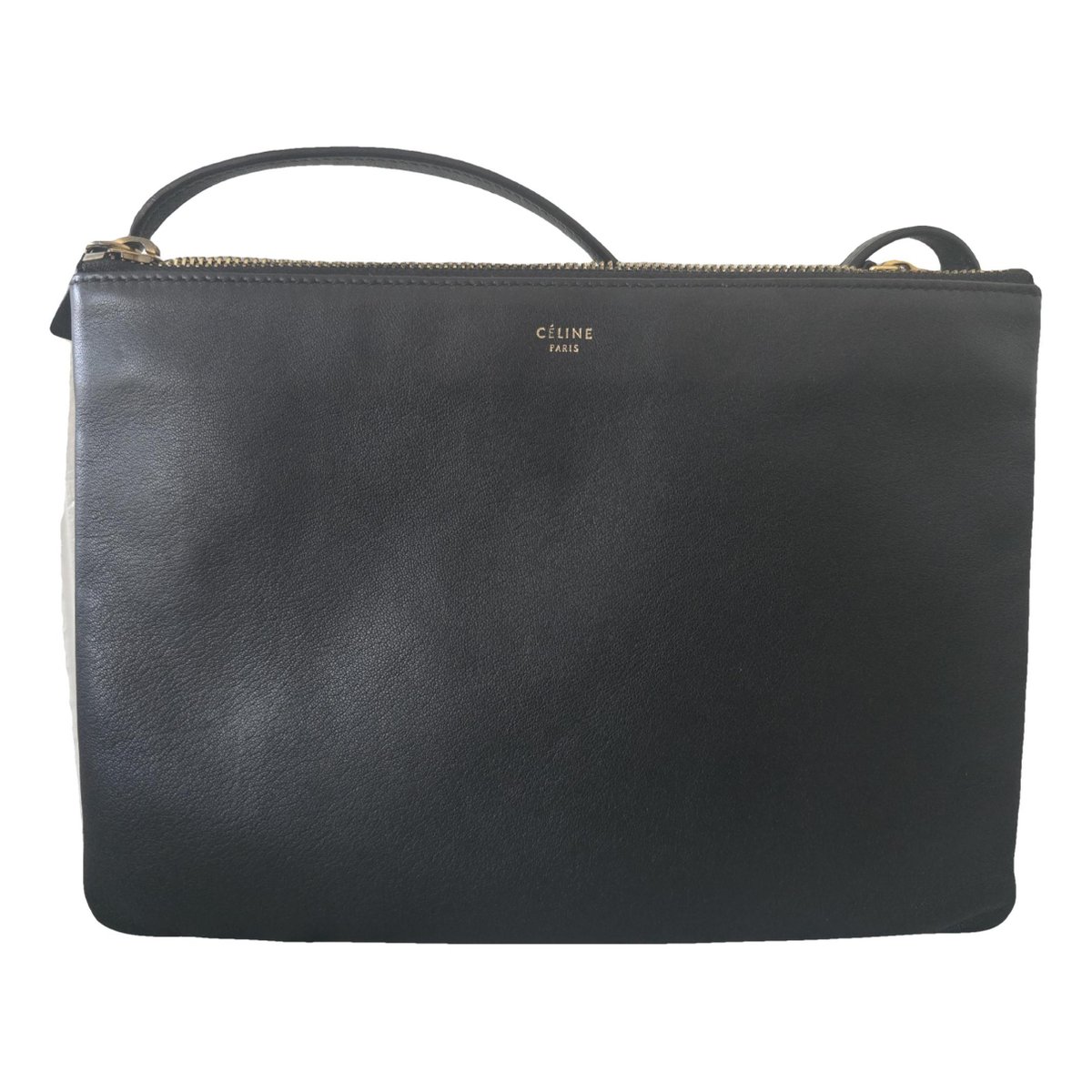 Trio leather crossbody bag