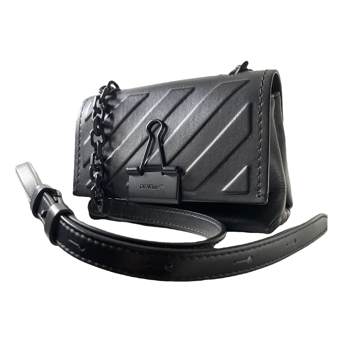Binder leather handbag