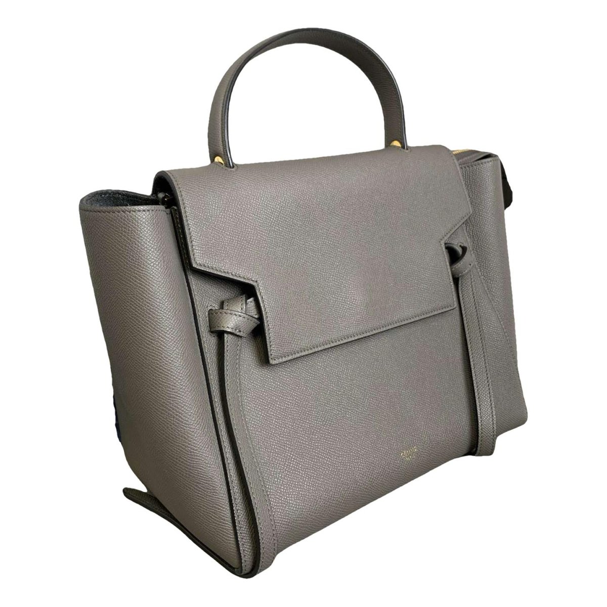 Belt leather handbag