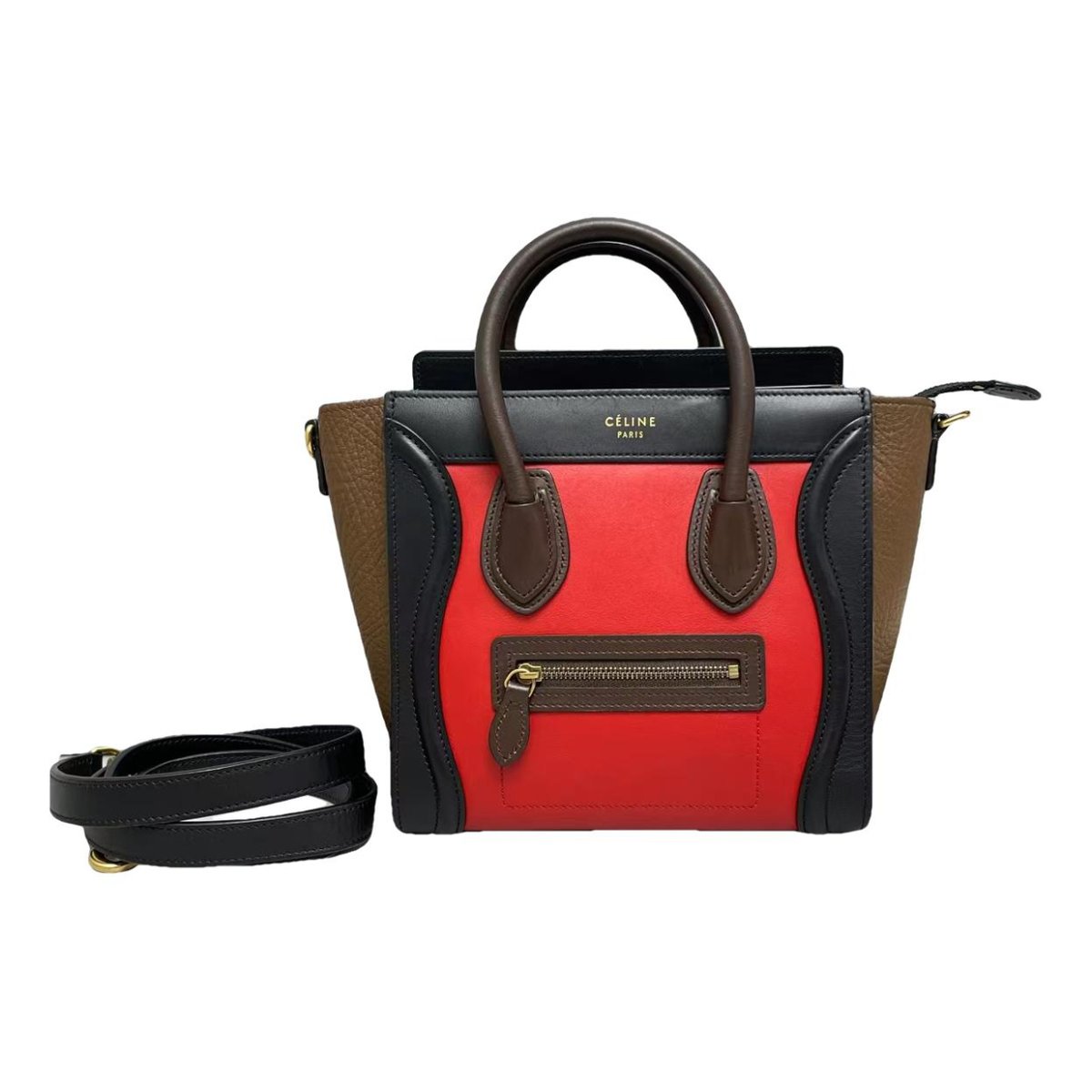 Luggage leather handbag