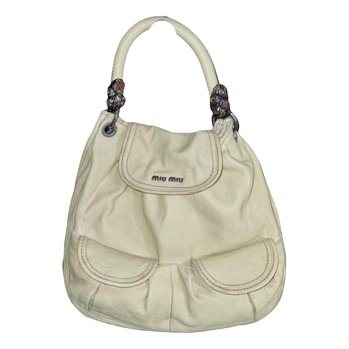 Coffer leather handbag