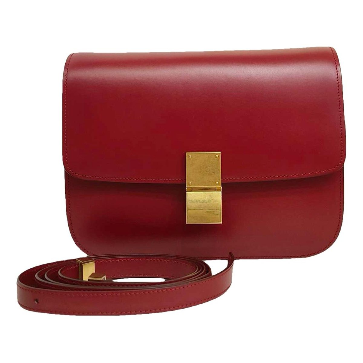 Classic leather crossbody bag