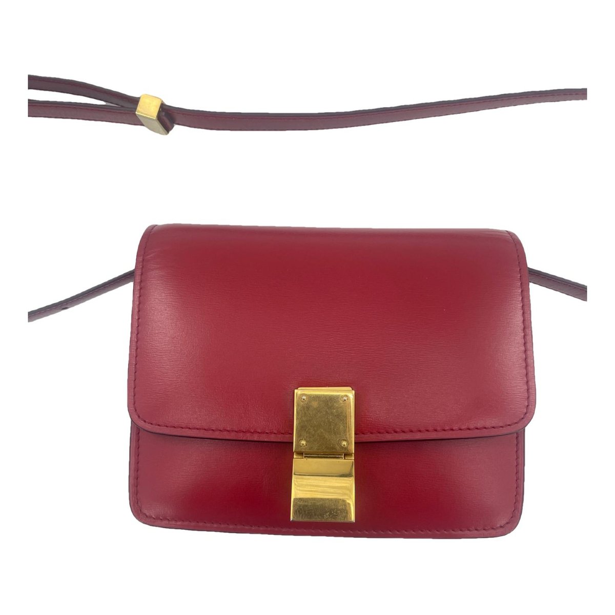 Classic leather crossbody bag