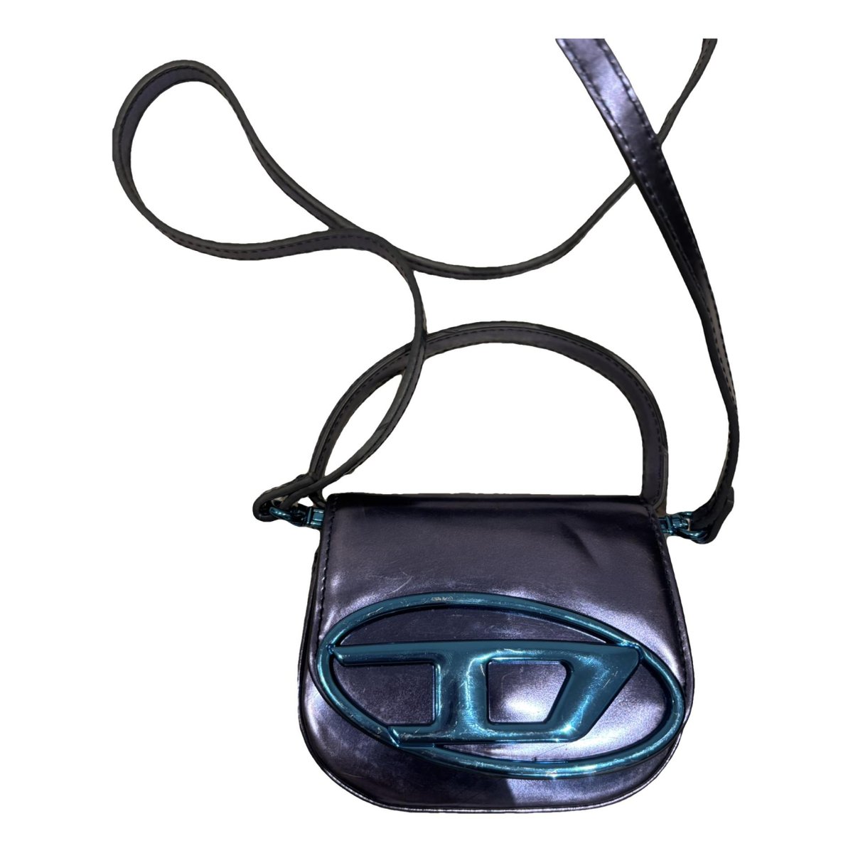 Patent leather handbag