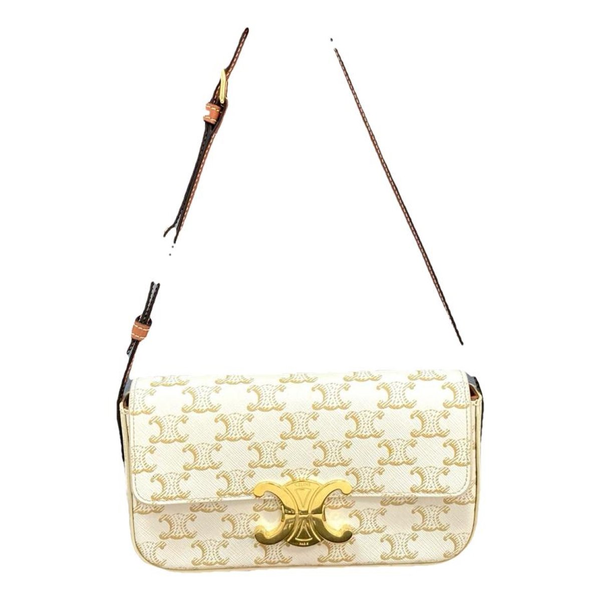 Triomphe vinyl handbag