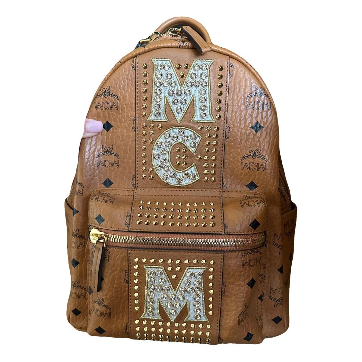Stark leather backpack