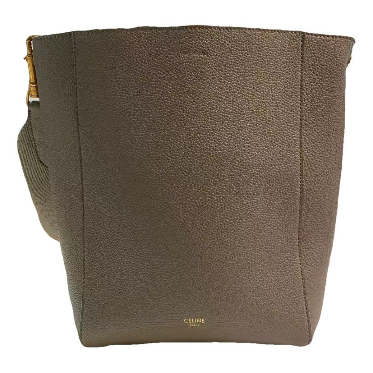 Seau Sangle leather handbag