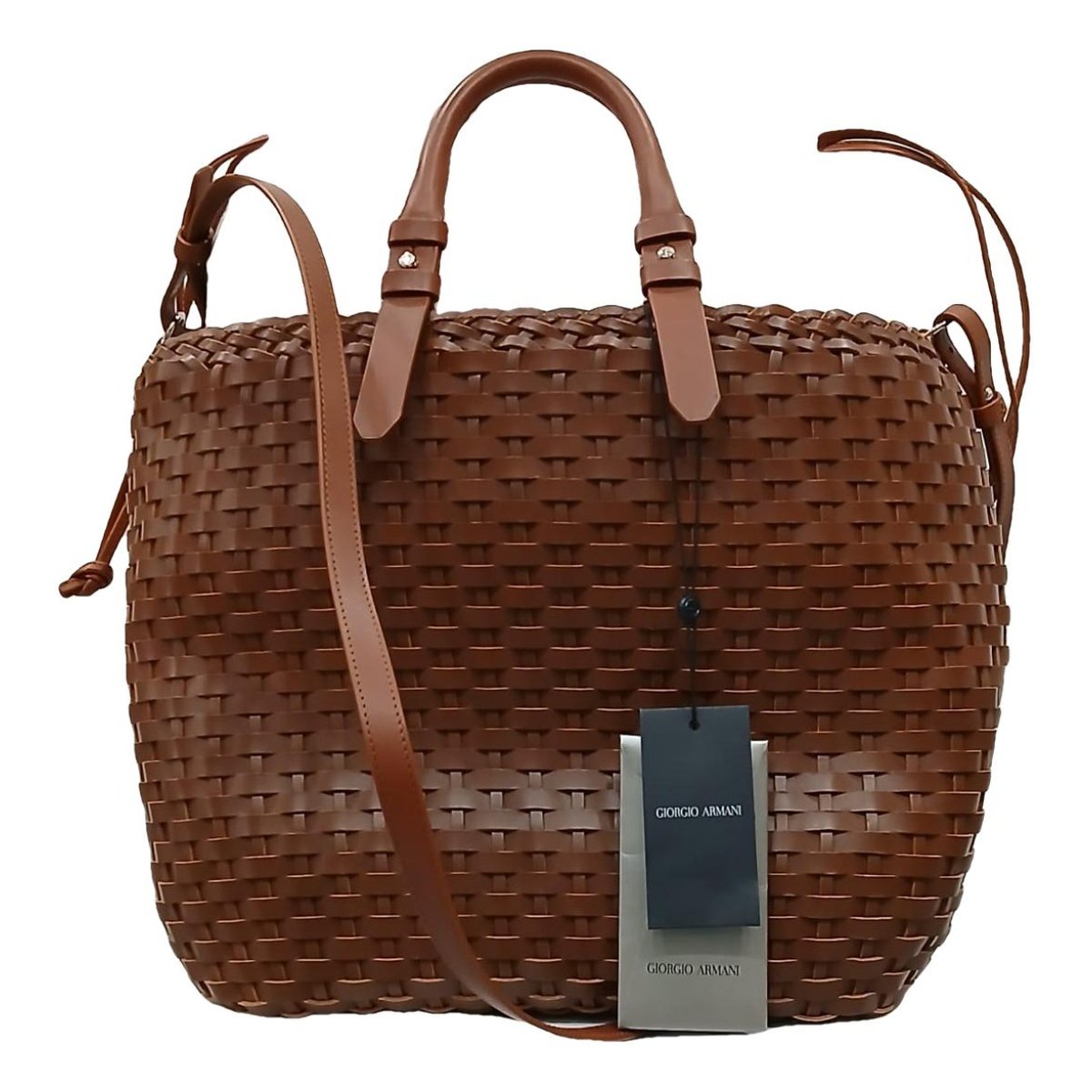 Leather tote