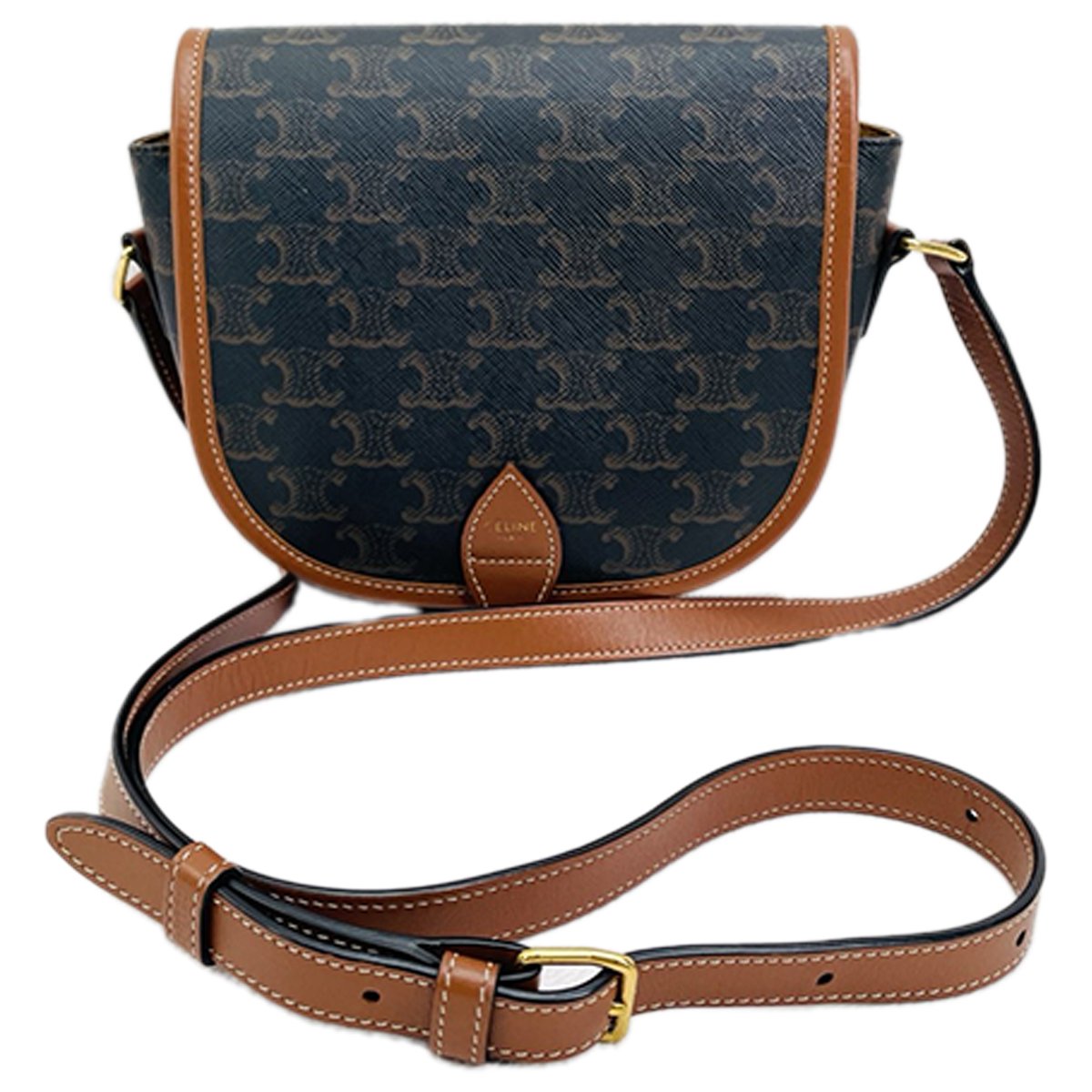 Folco vinyl crossbody bag